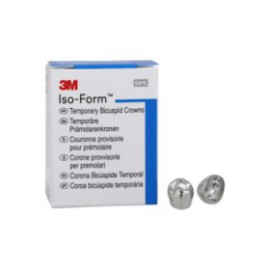 3M Iso-Form Temporary Metal Crowns Size 42 1st LRB Replacement Crowns 5/Bx