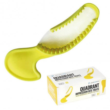 Quadrant Bite Tray with Net (Yellow), PK/35