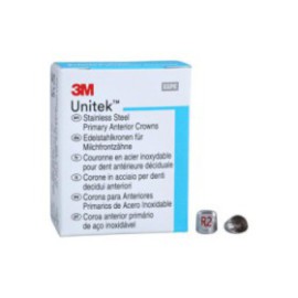 3M Unitek Stainless Steel Crowns Size 2UR Prim Ant UR Lat Refill 5/Bx