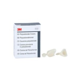 3M Polycarbonate Crowns Size 31 Rght Cspd Upr&Lwr Replacement Crowns 5/Bx