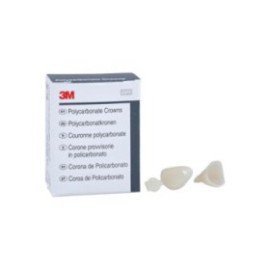 3M Polycarbonate Crowns Size 36 Lft Cspd Upr&Lwr Replacement Crowns 5/Bx