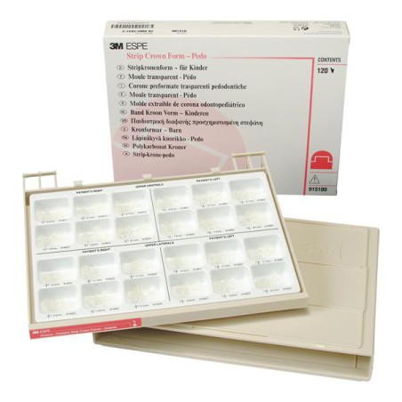 3M Unitek Strip Crown Form Size Assorted Set Anterior 120/Bx