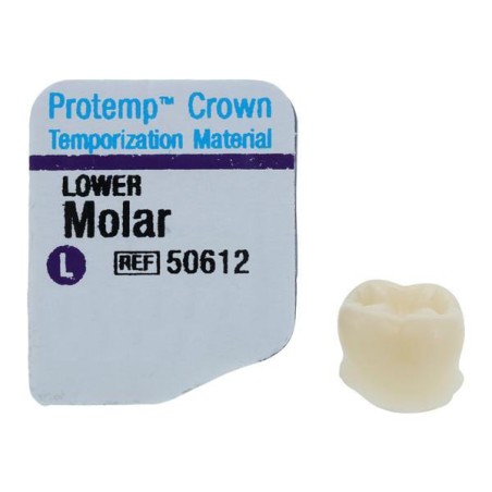 3M Protemp Composite Crowns Lower Large Molar Refill 5/Pk