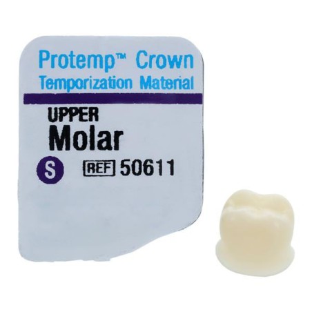 3M Protemp Composite Crowns Upper Small Molar Refill 5/Pk