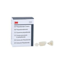 3M Polycarbonate Crowns Size 69 Lower Anterior Replacement Crowns 5/Bx