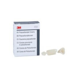 3M Polycarbonate Crowns Size 60 Lower Anterior Replacement Crowns 5/Bx