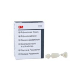 3M Polycarbonate Crowns Size 66 Lower Anterior Replacement Crowns 5/Bx