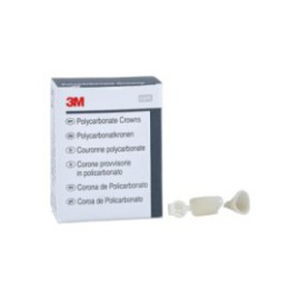 3M Polycarbonate Crowns Size 67 Lower Anterior Replacement Crowns 5/Bx