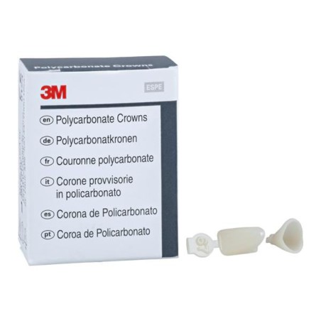 3M Polycarbonate Crowns Size 67 Lower Anterior Replacement Crowns 5/Bx