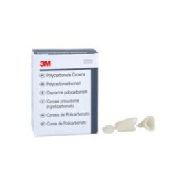 3M Polycarbonate Crowns Size 63 Lower Anterior Replacement Crowns 5/Bx