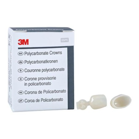 3M Polycarbonate Crowns Size 44 1st Bicuspid Replacement Crowns 5/Bx