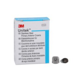 3M Unitek Stainless Steel Crowns Size 1UL Prim Ant Upr Lft Cntrl Refill 5/Bx