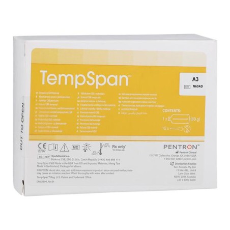 TempSpan Temporary Material 50 mL Shade A3 Cartridge Refill