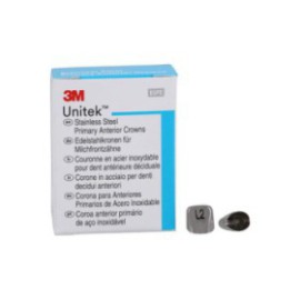 3M Unitek Stainless Steel Crowns Size 2UL Prim Ant Upr Lft Cntrl Refill 5/Bx