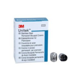 3M Unitek Stainless Steel Crowns Size 0 2nd Perm LRB Replacement Crowns 5/Bx