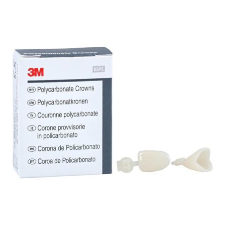 3M Polycarbonate Crowns Size 27 Upper Left Lateral Replacement Crowns 5/Bx