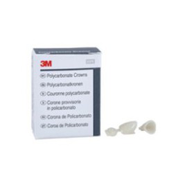 3M Polycarbonate Crowns Size 24 Upper Right Lateral Replacement Crowns 5/Bx