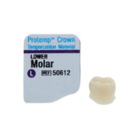 3M Protemp Composite Crowns Lower Large Molar Refill 5/Pk