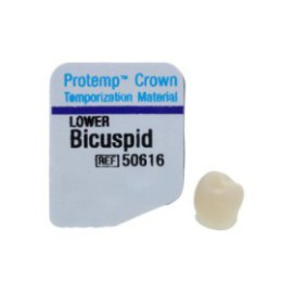 3M Protemp Composite Crowns Lower Bicuspid Refill 5/Pk