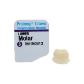 3M Protemp Composite Crowns Lower Small Molar Refill 5/Pk