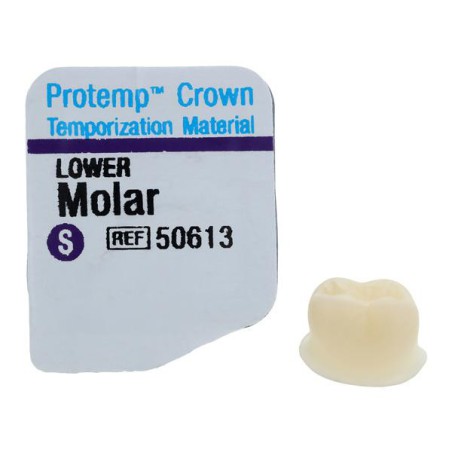 3M Protemp Composite Crowns Lower Small Molar Refill 5/Pk