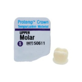 3M Protemp Composite Crowns Upper Small Molar Refill 5/Pk