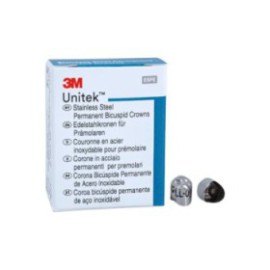 3M Unitek Stainless Steel Crowns Size 0 1st Perm LLB Replacement Crowns 5/Bx