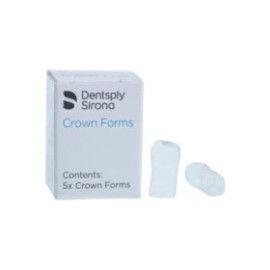 Strip Off Crown Form Size F5 Large Replacement Crowns Left / Right Bicuspid 5/Bx