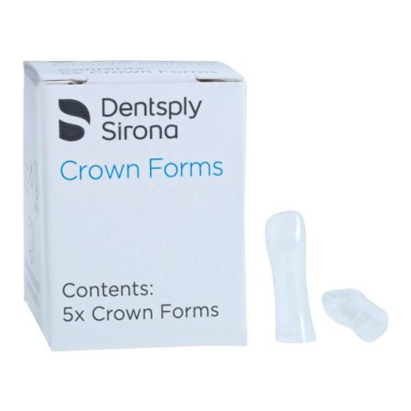 Strip Off Crown Form Size F1 Replacement Crowns Left Central 5/Bx