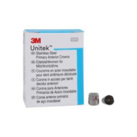 3M Unitek Stainless Steel Crowns Size 4UL Prim Ant Upr Lft Ltrl Refill 5/Bx