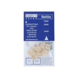 DirectCrown Polycarbonate Crowns Size AC11 Lower Molar Replacement Crowns 8/Bx