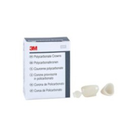 3M Polycarbonate Crowns Size 200 Upper Left Lateral Replacement Crowns 5/Bx