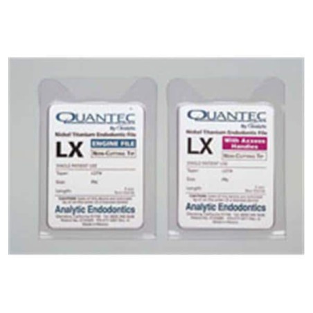 Quantec LX Axxess Rotary File 25 mm Size 15 Stainless Steel White 0.02 5/Pk