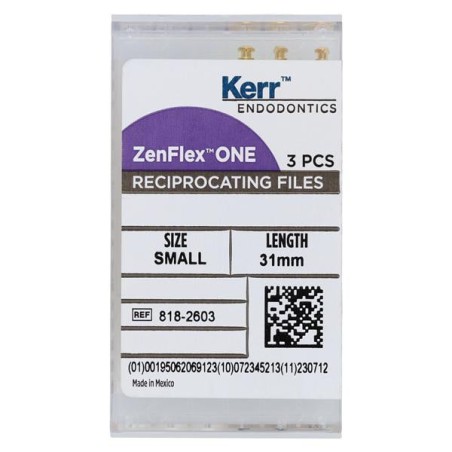 ZenFlex ONE Shaping Shaping File 31 mm Nickel Titanium Yellow .06 3/Bx