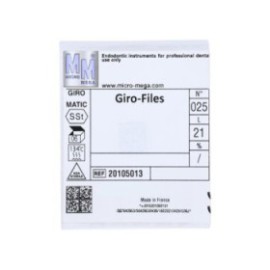 Giro Hedstrom Files 21 mm Size 25 Stainless Steel Brown 6/Pk