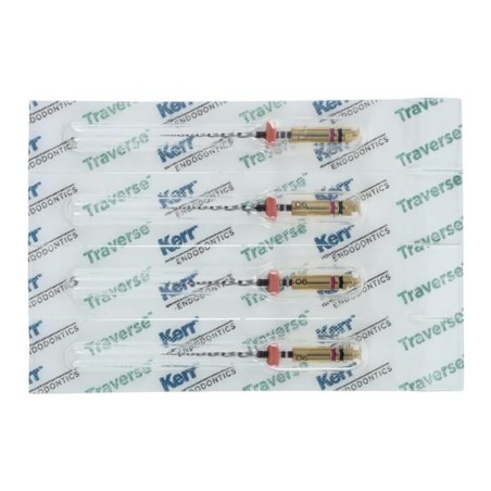 Traverse Root Canal Prep Endo File 21 mm Size 0.06 Nickel Titanium 0.13 4/Bx