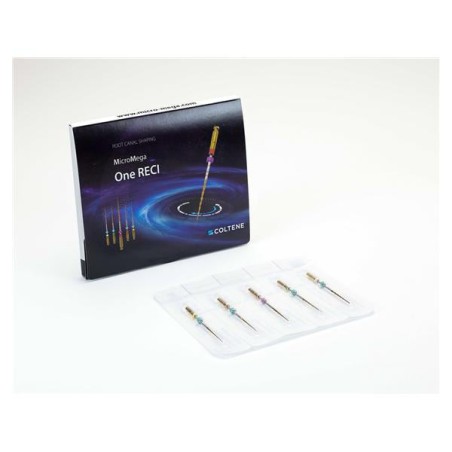 MicroMega One RECI Shaping Endo File 25 mm Size Assorted NiTi Assorted 5/Pk