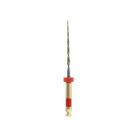 Channels One Rotary File 21 mm Size No. 25 Nickel Titanium Red .04 3/pk