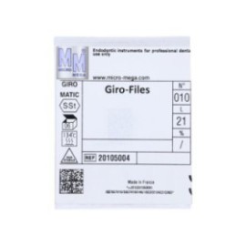 Giro Hedstrom Files 21 mm Size 10 Stainless Steel Yellow 6/Pk