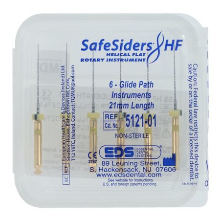 Safesider HF Endo Rotary Instrument 21 mm Size No. 20 Nickel Titanium 0.02 6/Pk