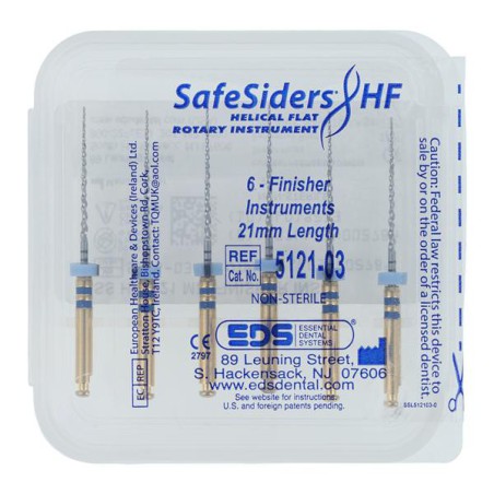 Safesider HF Endo Rotary Instrument 21 mm Size No. 30 Nickel Titanium 0.04 6/Pk