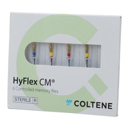 Hyflex CM Rotary File 31 mm Size 25-60 Nickel Titanium Assorted 0.04 - 0.08 6/Pk