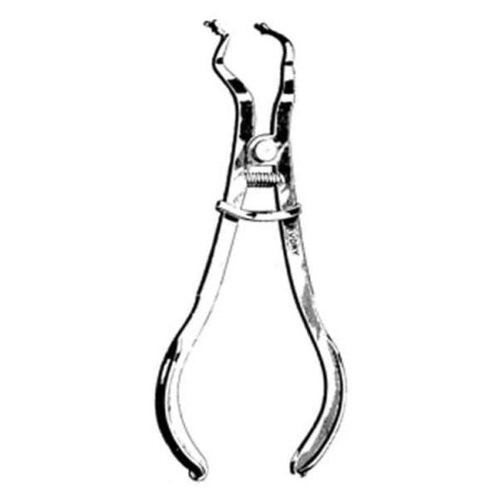 Ivory Rubber Dam Forceps Ea