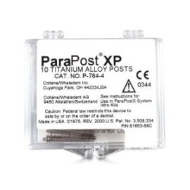 Parapost XP Titanium Post, Yellow, 1.00 mm