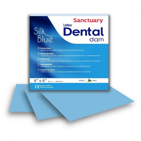 Dental Dam Silk Blue - SANCTUARY