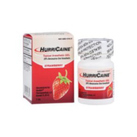 HurriCaine Topical Anesthetic Gel Strawberry Jar 1oz/Jr