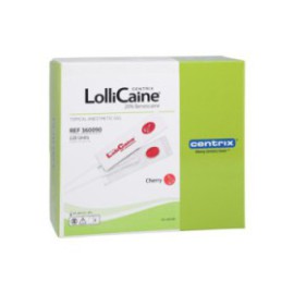 Lollicaine Topical Anesthetic Gel Cherry Unit Dose 120/Pk