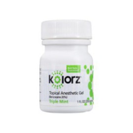 Kolorz Topical Anesthetic Gel Triple Mint 1 Oz/Jr