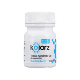 Kolorz Topical Anesthetic Gel Raspberry 1 Oz/Jr