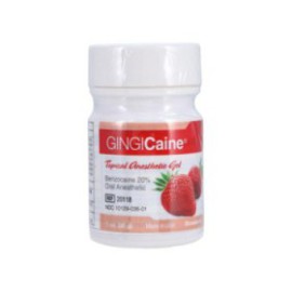 Gingicaine Topical Anesthetic Gel Strawberry 1oz/Jr